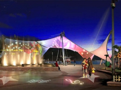 深圳大梅沙片區燈光夜景